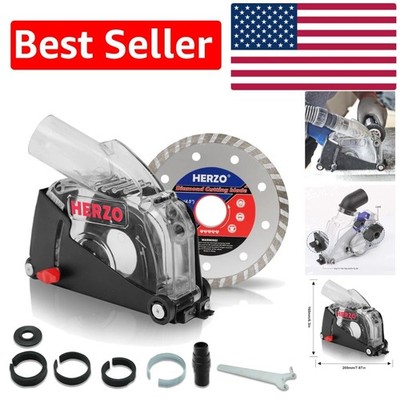 Versatile Dust Shroud for 4-1/2'' & 5'' Grinders - Enhance Your Cutting Experience