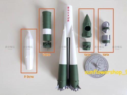 1/144 Vostok Carrier Rocket Dongfang Spacecraft Baikonur Kazakhstan Launch Model - Picture 22 of 24
