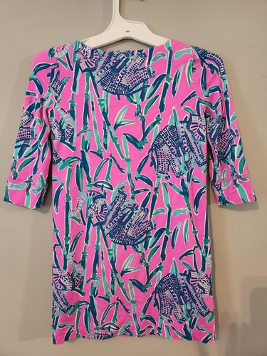 Lilly Pulitzer Girls UPF50+ Mini Sophie Multi Color Dress Size Medium 6/7 - Picture 3 of 7