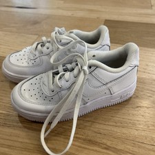 Nike Air Force One 1 Low, 314193-117, Triple White, Boys Girls Kids Size 11C