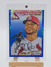 2023 Topps Chrome Platinum Anniversary Willson Contreras #311 Blue Mini Dia /199