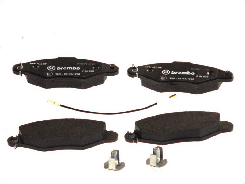 Brembo Bremsbelagsatz P 56, Vorne Größe 038 P 56 038 - Bild 4