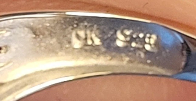 Anillo Frambuesa Granate Rodolita Rodio Sobre Plata de Ley 2.38ctw, Talla 6 Foto 4 de 4