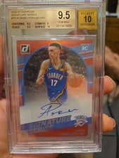 2021 Donruss Signature Series  Aleksej Pokusevski Auto Gem MT 9.5 Auto 10