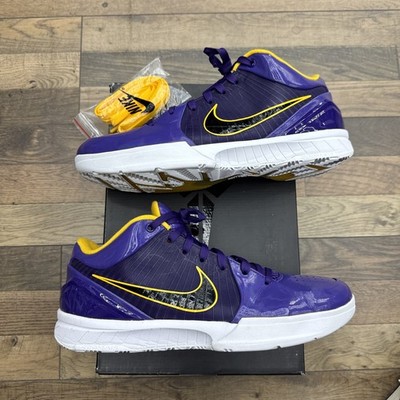 Kobe 4 Protro UNDFTD Lakers Court Purple Size 11