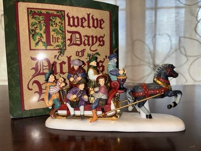 Department 56 Twelve Days Of Dickens Village 12 Drummers Drumming Figure Dept 56
