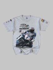 Vintage 2004 OGK David Jefferies Mountain Man Grey Men’s T-Shirt Size M