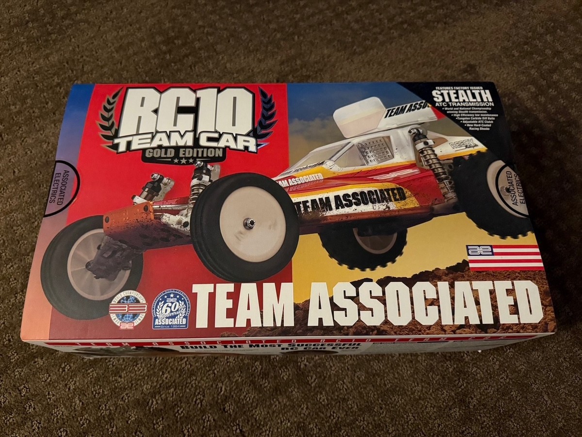 ホビーラジコン AS6034 RC10 Team Car Gold Edition Kit Team Associated RC10 Team Car, Gold Limited Edition Kit