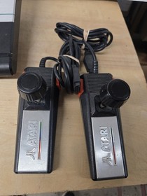 Atari 7800 Console with 2 Proline Controllers  Cleaned and Tested Working