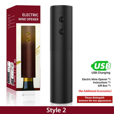 Electric Wine Bottle Opener Automatic Red Wine Corkscrew Rechargeable Wine Opene