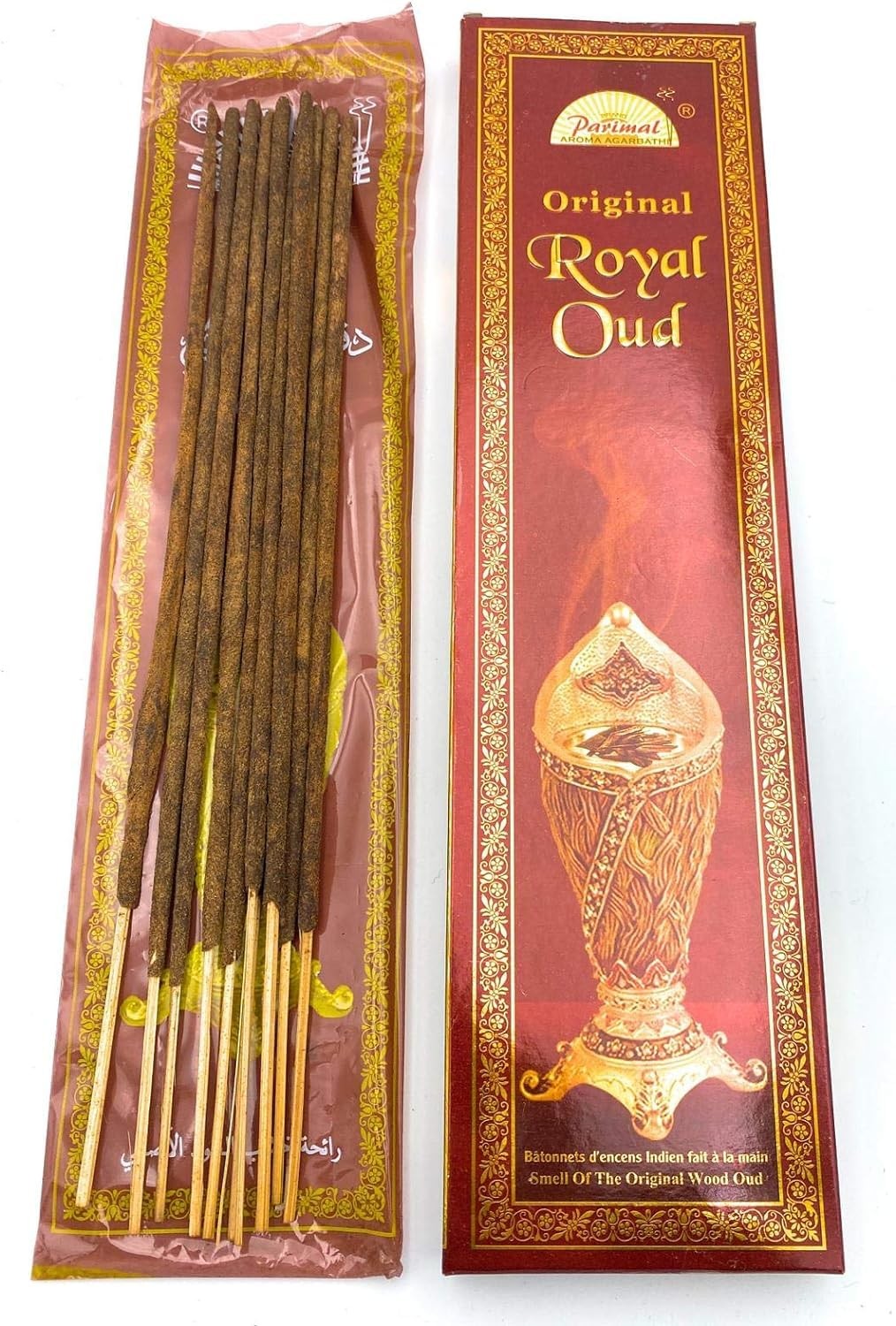 Royal Oud Incense Sticks Natural Oudh Handmade Agarwood Powder Scent Home...