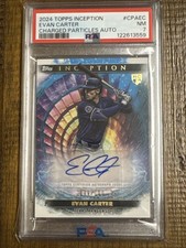 2024 Topps Inception - PSA 7 - 99/100 Charged Particles Auto Evan Carter #CPA-EC