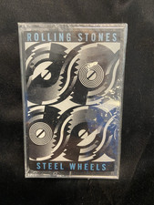 THE ROLLING STONES STEEL WHEELS Brand New Sealed Cassette Tape 1989 Rock Blues