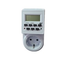 Presa Elettrica Temporizzata 230V Spina Schuko Timer Digitale