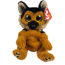 Ty Beanie Baby Bellies - ACE the German Shepherd (6 inch) Stuffed Plush Toy