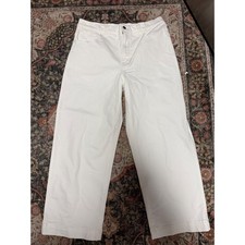 Madewell The Perfect Vintage Wide Leg Crop Jean White Size 31