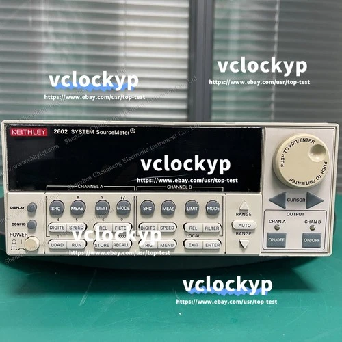 Keithley 2602 2-Channel SourceMeter SMU ±40V 1.5A DC 10A Pulse Precision Test