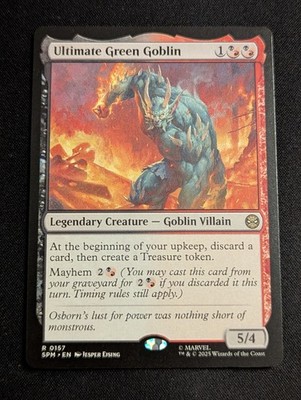 MTG - Ultimate Green Goblin 157 - Marvel's Spider-Man - Pack Fresh!!