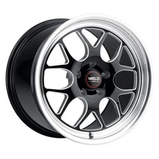Weld Performance SOLANA S110 Wheels 22x9.5 (25, 6x135, 87.1) Black Rims Set of 4