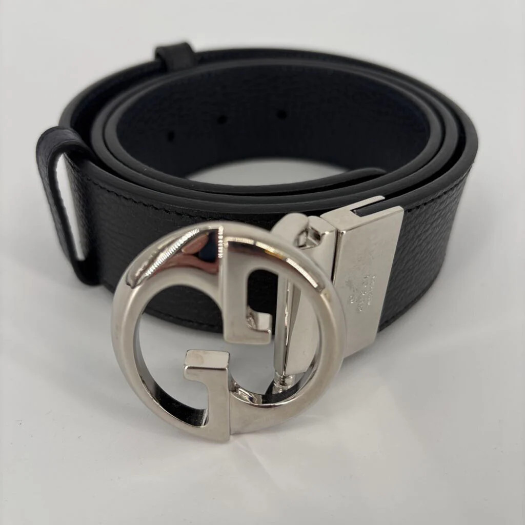 GUCCI INTERLOCKING LOGO REVERSIBLE LEATHER BELT - image 3