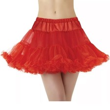 Spirit Halloween Red Petticoat Tulle Skirt