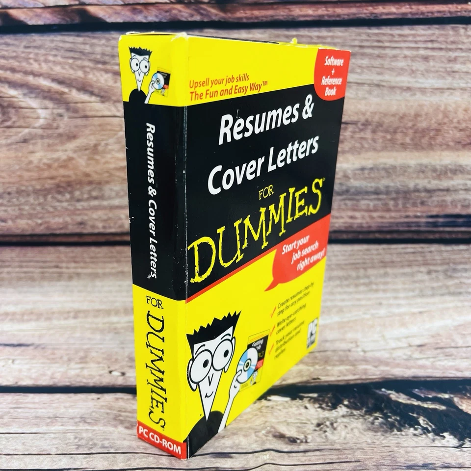 Resumes & Cover Letters for Dummies CD ROM & 144 page reference guide new in box - Image 3 of 4