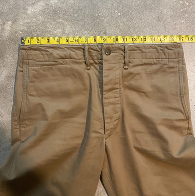 RRL Officer Chino Khaki Right Hand Twill Ralph Lauren 30x30 | eBay