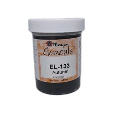Mayco Elements Ceramic Glaze EL-133 Autumn USED 4 Oz Jar