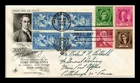US COVER FORT DUQUESNE 200TH ANNIVERSARY FDC SCOTT 1123 BLOCK OF 4 COMBO