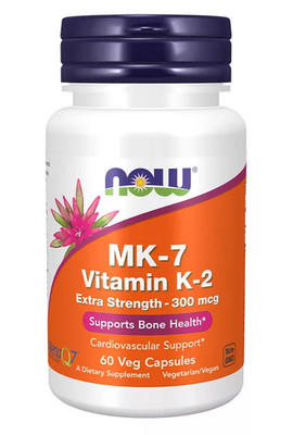 NOW Foods VITAMIN K-2 MK-7 300mcg Extra Strength 60 Kapseln VITAMIN K-2