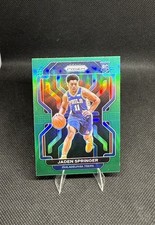 2021-22 Panini Prizm - Jaden Springer #317 Green Prizm (RC)