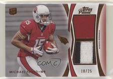 2012 Topps Prime Dual Relics Copper 18/25 Michael Floyd #DR-MF 0w8