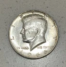 1966 Kennedy Half Dollar, 40% Silver, Gorgeous Unc, Nice Toning, 0.148 Ozt ASW