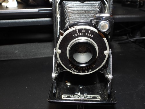 GETESTET! Funktionierende Kodak Vigilant Junior Six-20 Klappkamera Vintage Antik USA - Bild 3 von 17