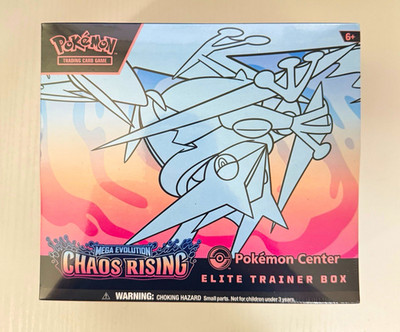 Pokémon Center Pokémon TCG Mega Evolution Chaos Rising Elite Trainer Box SEALED