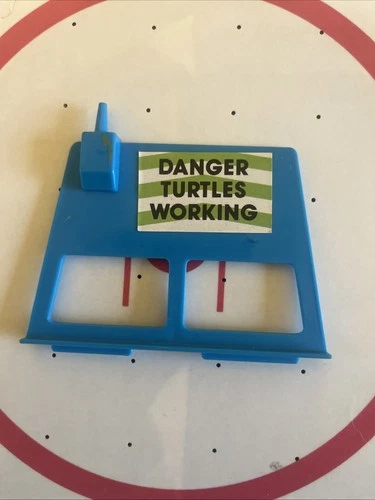 1989 TMNT Sewer Lair Playset Elevator Wall Blue Part Ninja Turtles Teenage #3