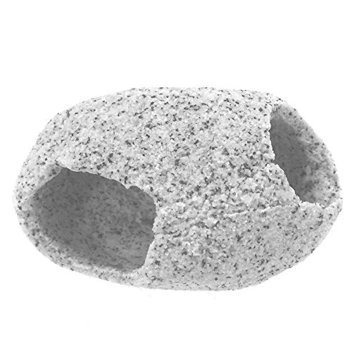Ornamento e refúgio de aquário de granito réplicas decorativas Penn-Plax – pedra realista - Imagem 3 de 4