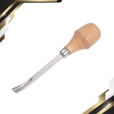 9mm Tip 5 Inch Length Carbon Steel Curved Half-round Wood Carving Chisels