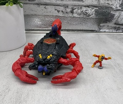 Vintage 1993 Mighty Max Sting Scorpion Doom Zone Playset Bluebird Incomplete