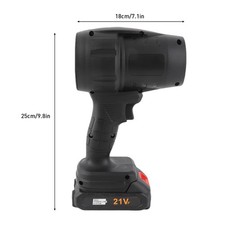 Jet Dry Mini Blower Jet Dry Fan With 21V 2PCS Large Capacity Battery Lightwe FIS