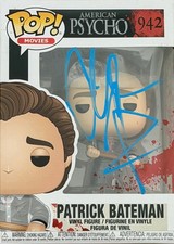 ACOA COA Christian Bale Signed Funko Pop #942 Patrick Bateman