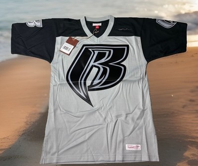 MITCHELL & NESS x RUFF RYDERS S FOOTBALL JERSEY $275 RETAIL 50TH