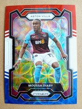 23-24 Panini Prizm Moussa DIABY Red White & Blue Prizm Aston Villa Premier