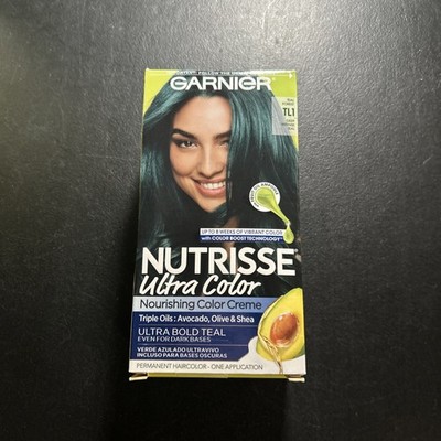 Garnier Nutrisse TL1 Nourishing Color Crème  Ultra Bold Teal NEW, Free Ship!