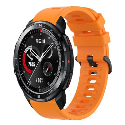 Cinturino Sportivo Honor Watch ES 20mm Silicone Nero Metallo