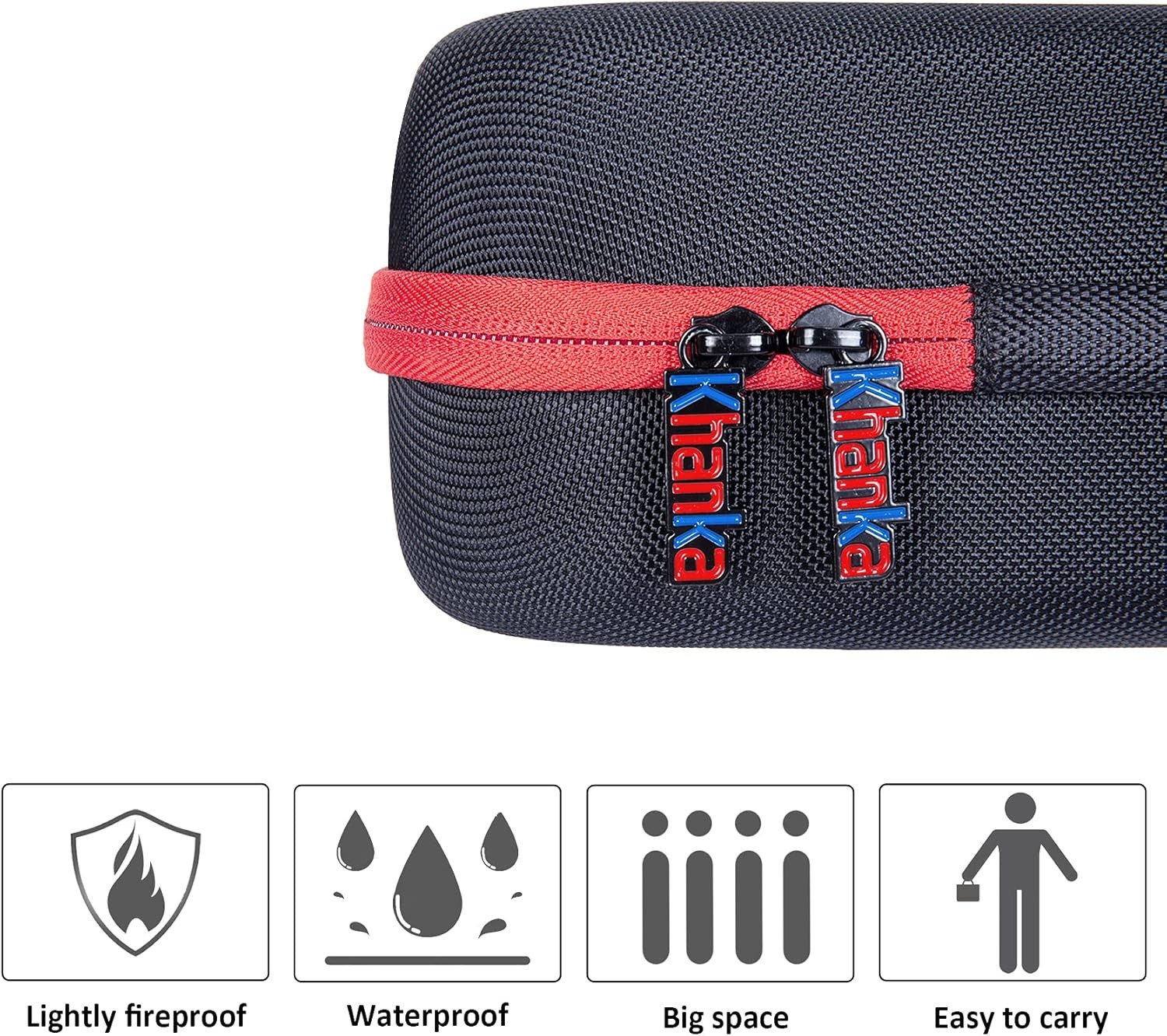 khanka Hard Tool Case Replacement for Milwaukee M18 FUEL Cordless Orange 