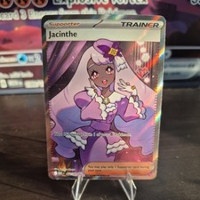 Pokémon Jacinthe 110/088 POR Full Art Rare Trainer-Supporter Holo TCG Card