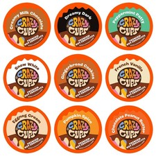Crazy Cups Hot Chocolate Pods Variety Pack Sampler For Keurig K Cup Brewers, ...