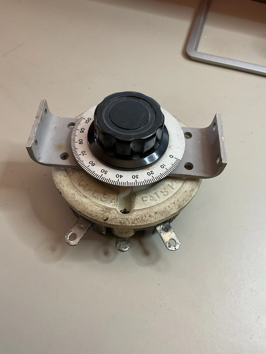 Tests vintage Tru-Ohm Rhéostat 50 ohms 0,707A bon garanti
