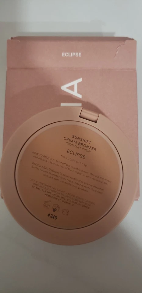 Ilia Sunshift Cream Bronzer In ECLIPSE Brand New In Box - Image 3 of 4